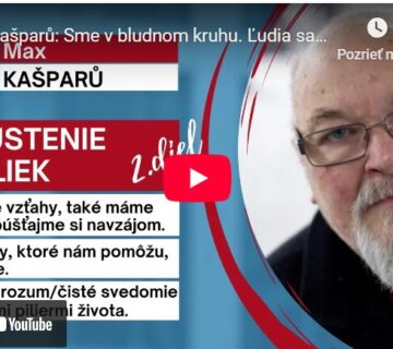 Max Kašparů Odpustenie ako liek. Max Kašparů Sedliacky rozum a čisté svedomie sú hlavné piliere života. Odpúšťajme si navzájom...